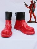 Marvel Comics Deadpool Red & Black Short Cosplay Boots